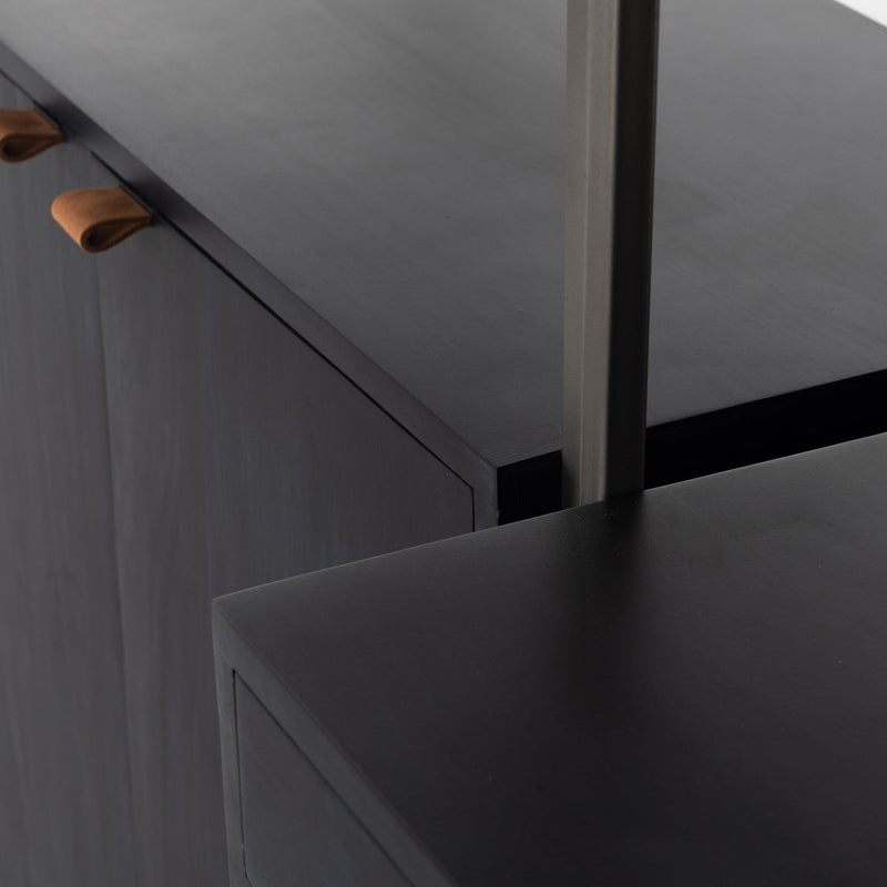 Trey Modular Wall Desk With 2 Bookcases