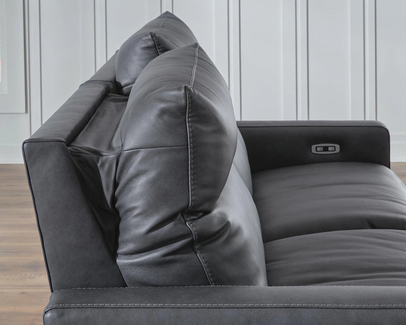 ModZ Power Reclining Sectional with Audio Consoles