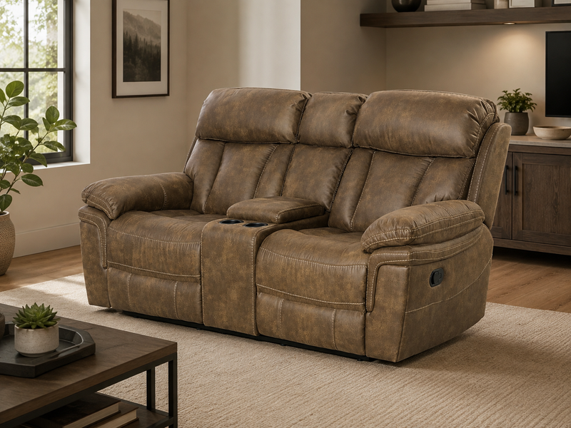 Cayman Brindle Loveseat - Simmons