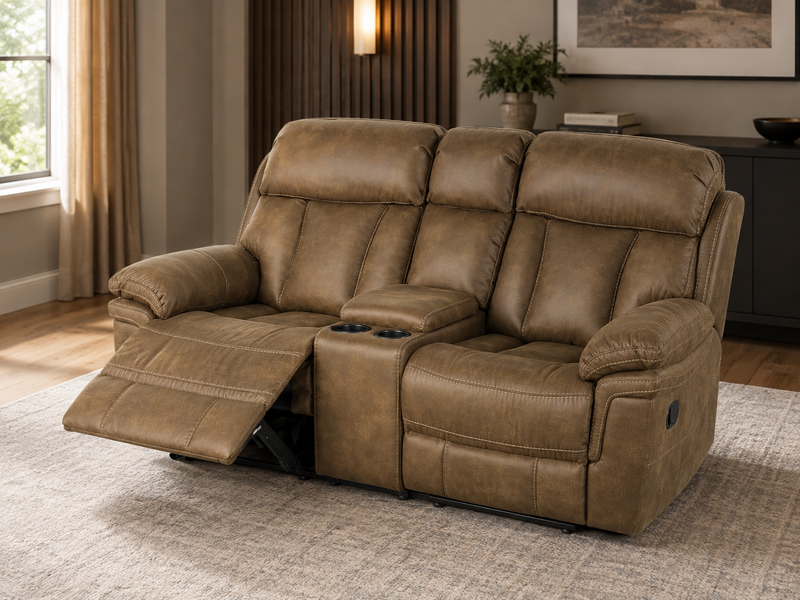 Cayman Brindle Loveseat - Simmons