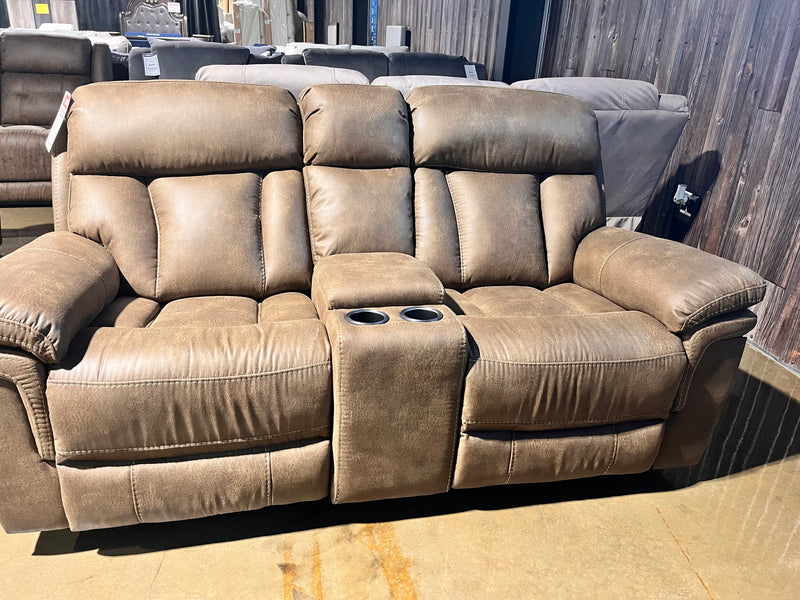 Cayman Brindle Reclining Living Room Set